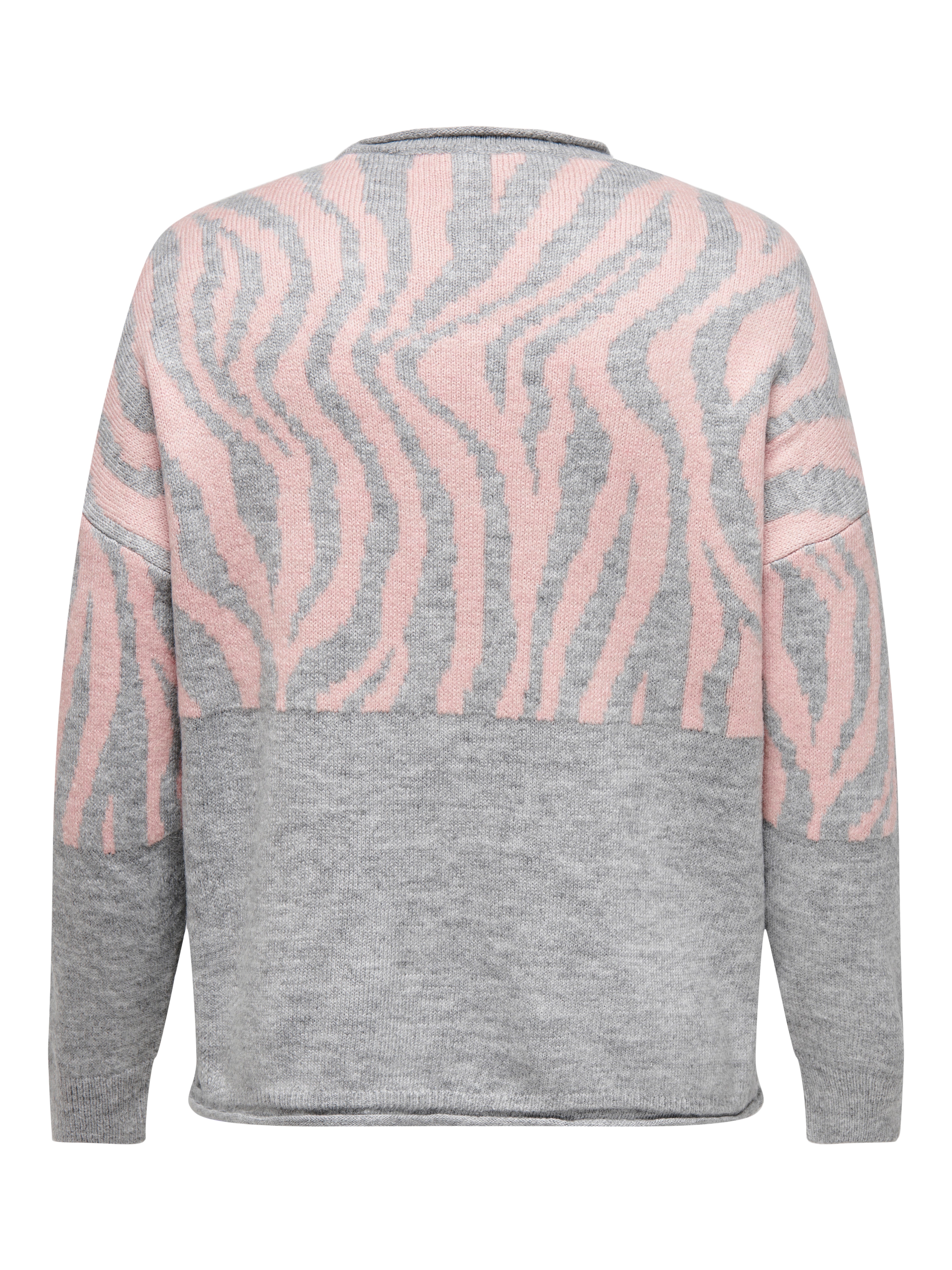 CARJADE Strickpullover Medium Grey Melange