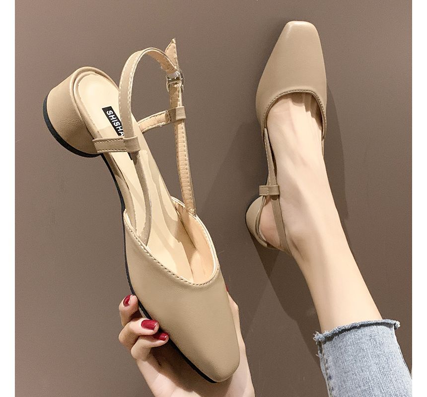 Anjay - Sandalen met dikke hak