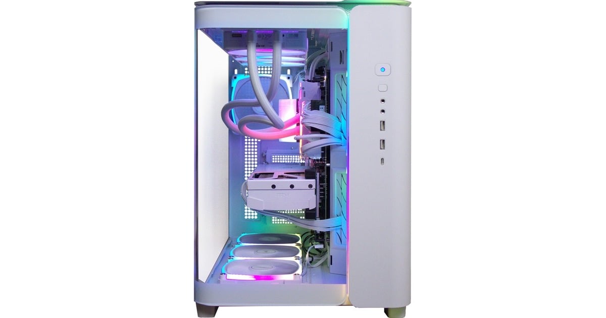 ALTERNATEThunderstorm Pro Ryzen 7 – RTX 5080 White gaming pc  (Wit | R7 9800X3D | RTX 5080 | 32 GB | 2 TB SSD)