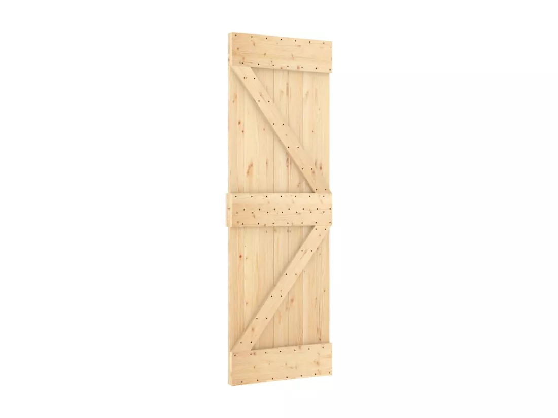 Porte NARVIK 70x210 cm bois massif de pin