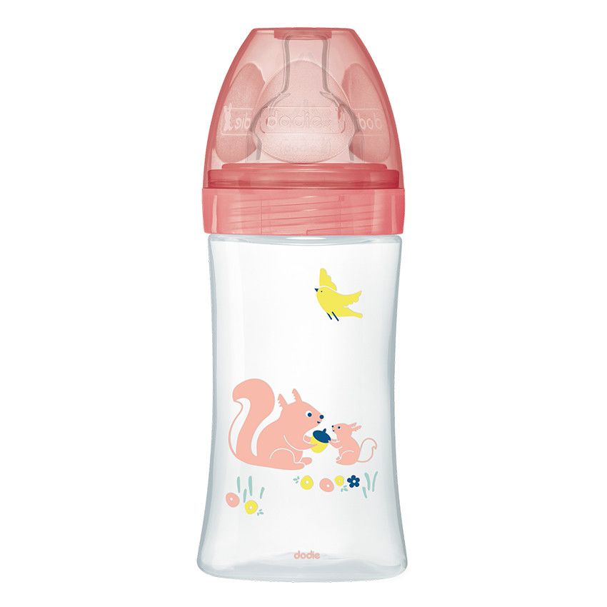 Biberon anti-colique Sensation 270ml 0-6 mois - Jardin - Ecru