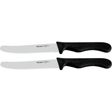 Couteau pour casse-croûte Basic, set de 2, noir