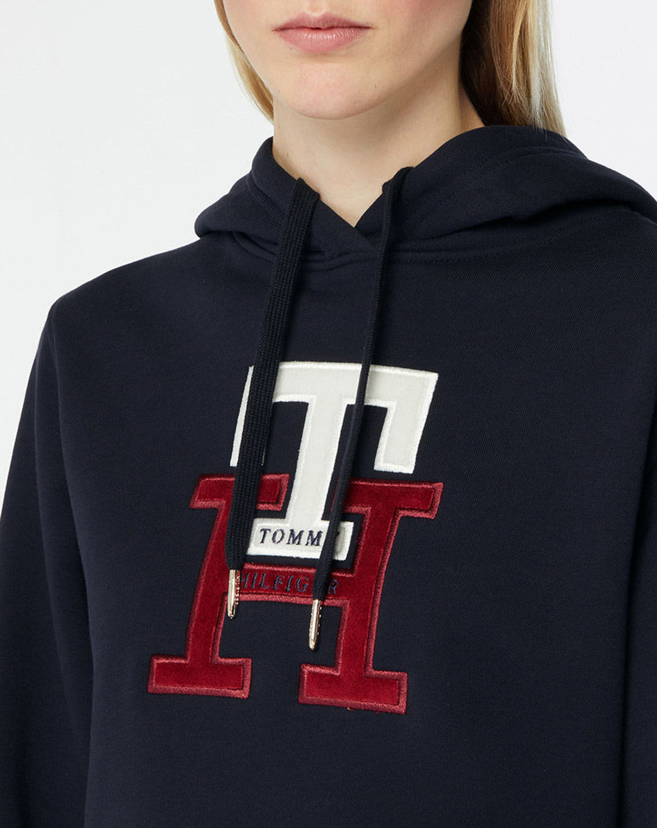 Tommy Hilfiger Sweat à capuche Monogram bleu marine