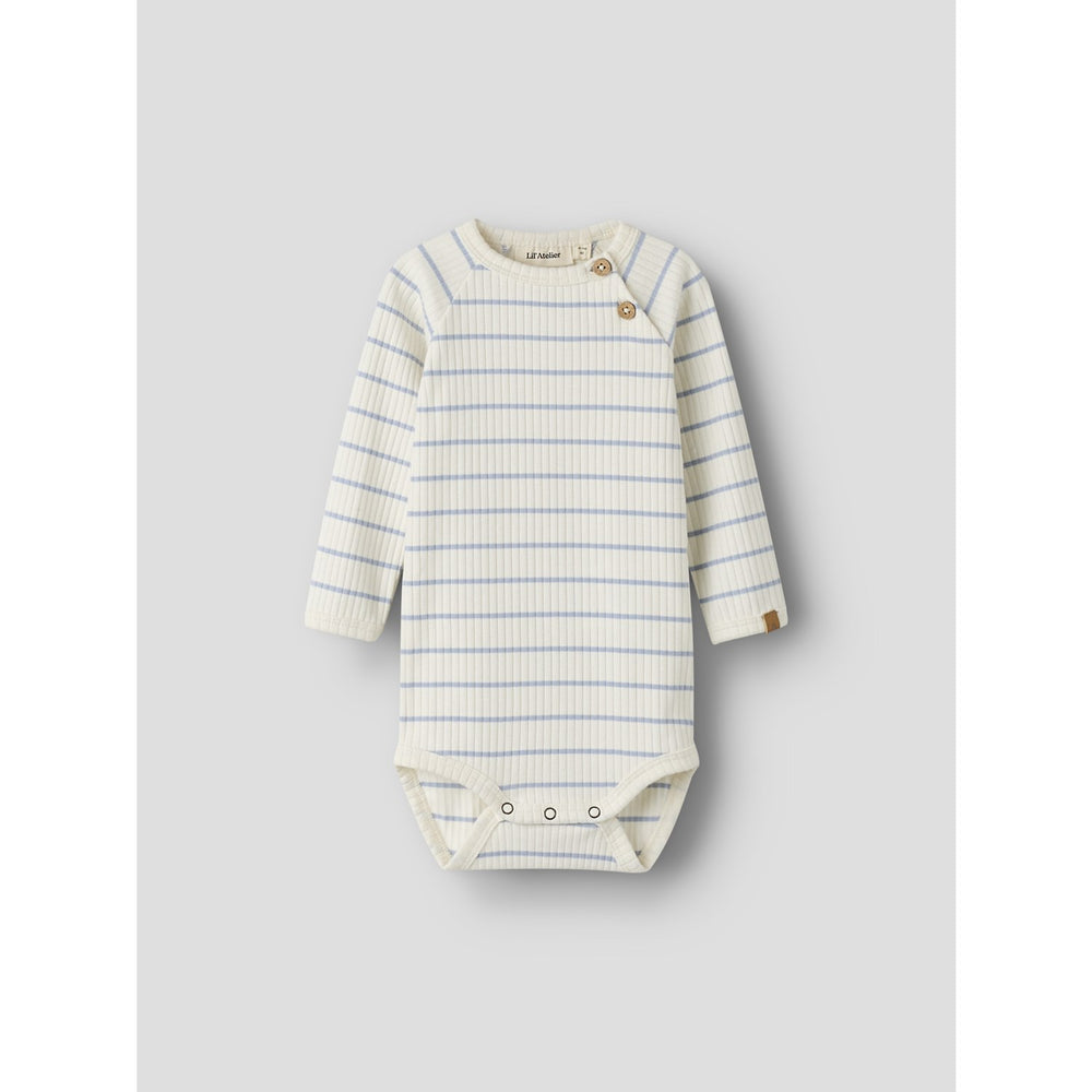 Køb Lil'Atelier Coconut Milk Zen Blue Nbmkail Ls Slim Body Lil Noos