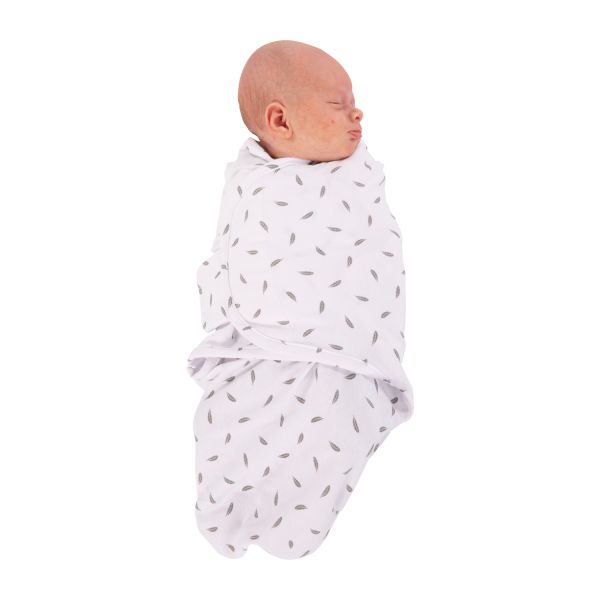 Bo Jungle B-Wrap Grey Feathers Small