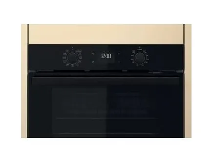 Whirlpool OMR58HU1B - Ovn - til indbygning - niche - bredde: 56 cm - dybde: 56 cm - højde: 58.3 cm - med selv-rengøring - Klasse A  - sort