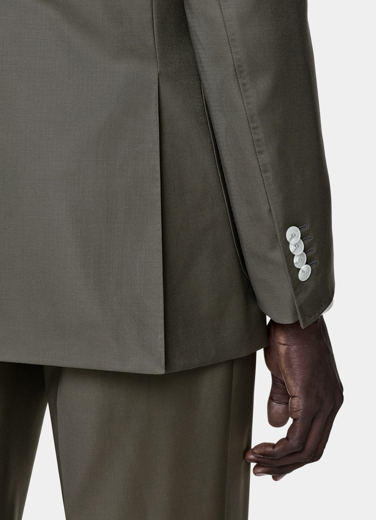 Costume Perennial Havana coupe Tailored vert foncé