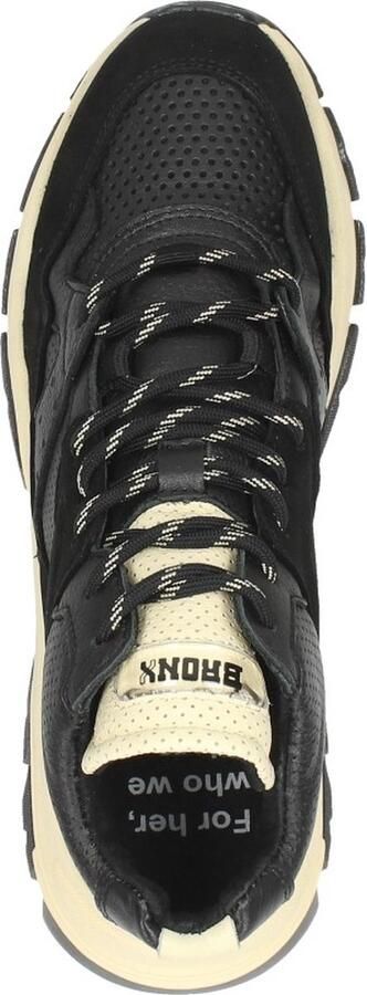 Bronx Zwarte Hoge Sneaker Tayke-over 47309