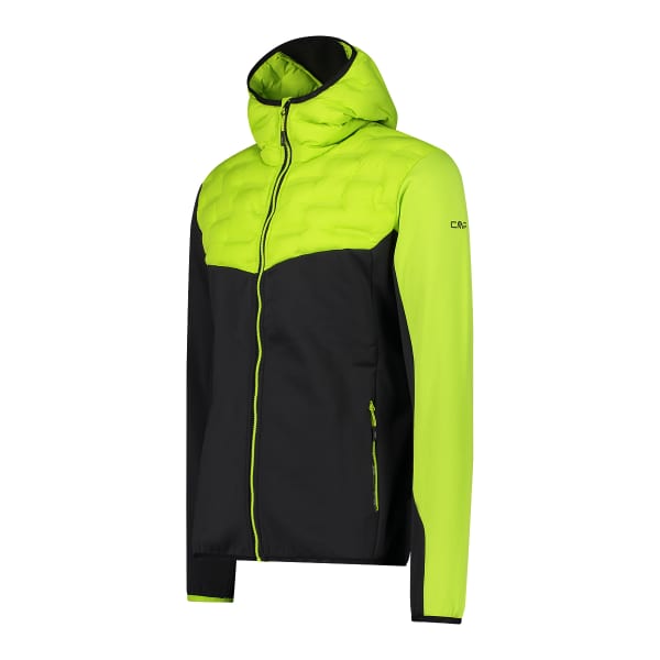 Doudoune randonnée CMP MAN HYBRID JACKET NERO ACIDO