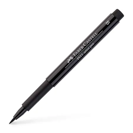 Faber-Castell Tuschestift PITT Artist Pen schwarz 4er Packung