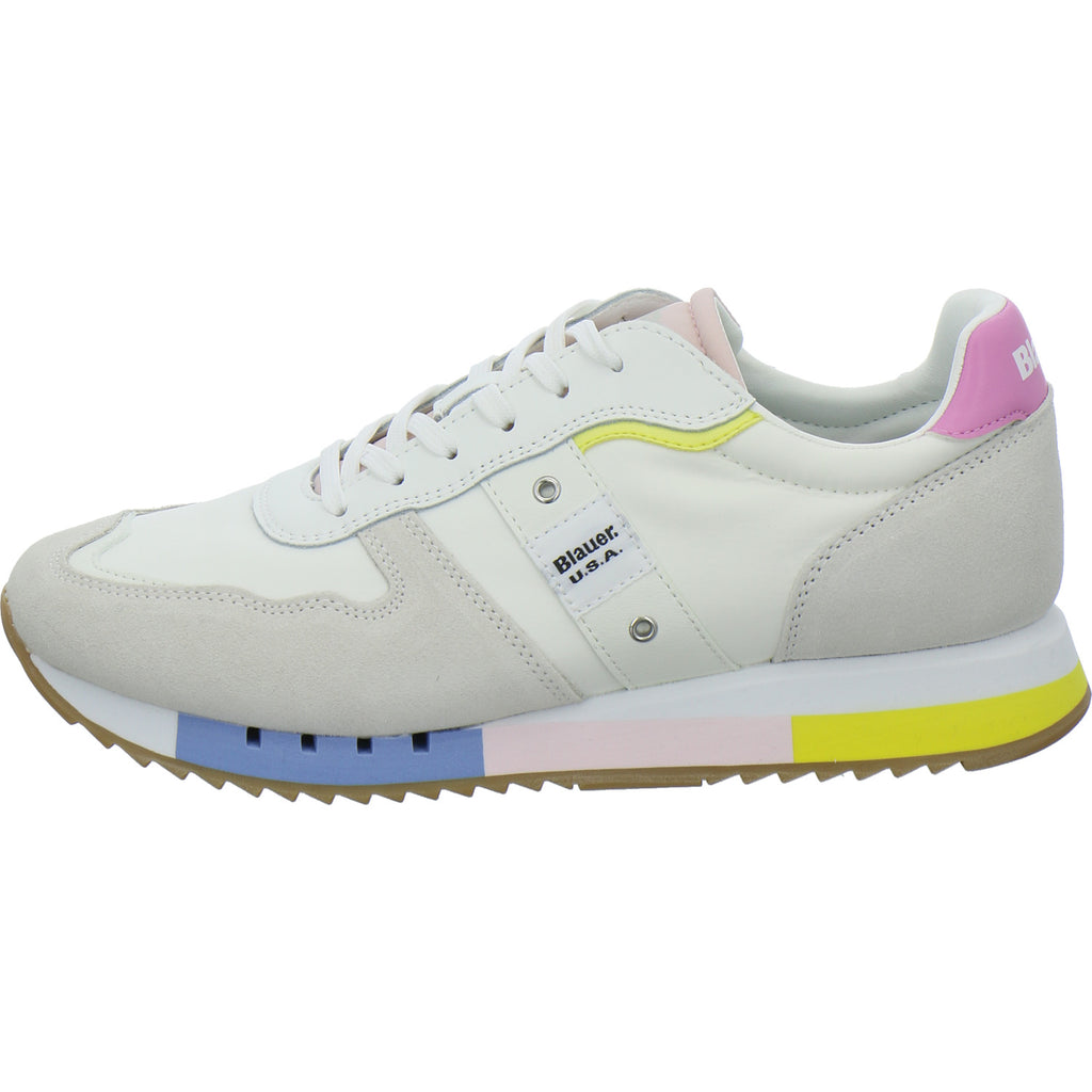 Blauer Sneaker Damen Weiß-kombi