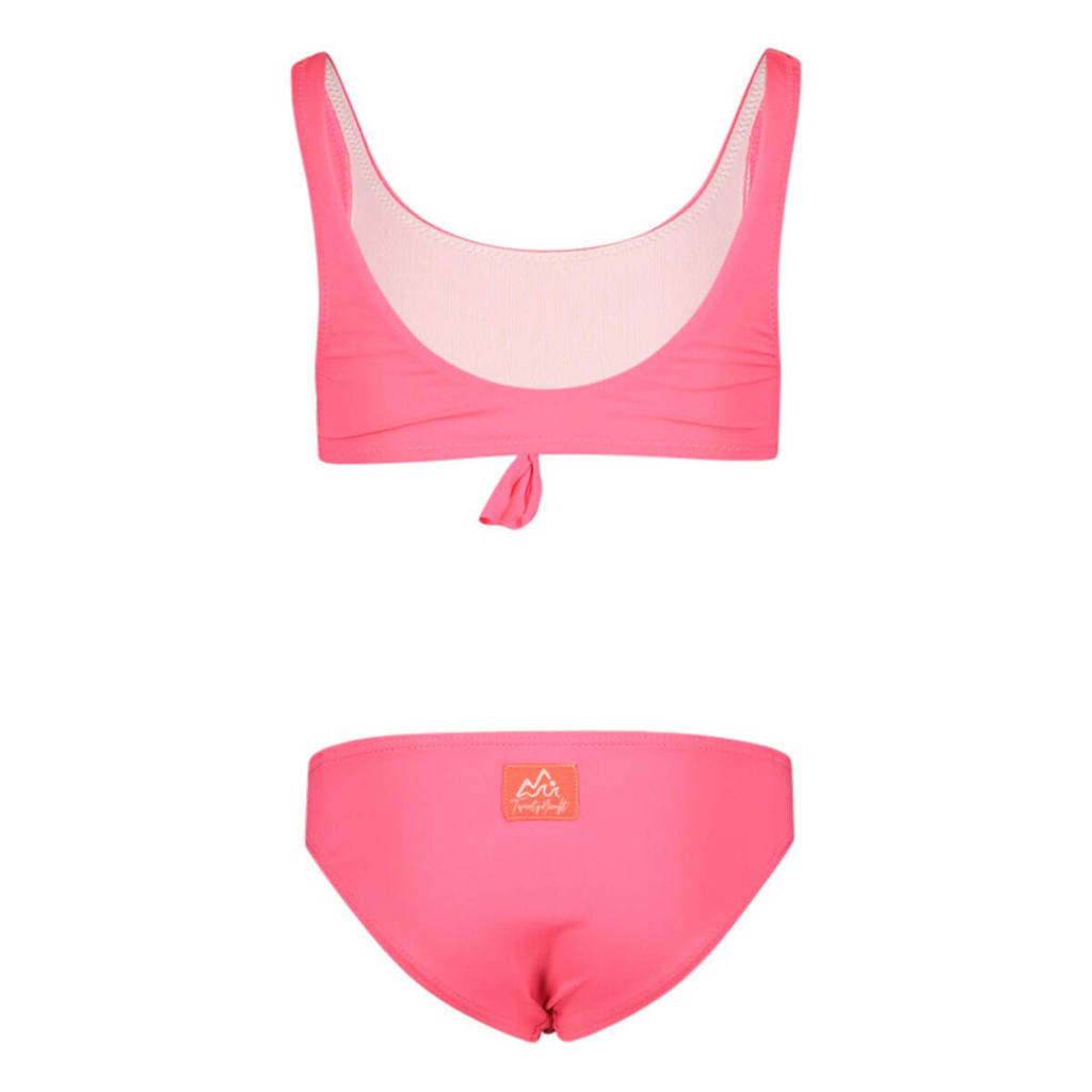 Valt kleincrop bikini roze