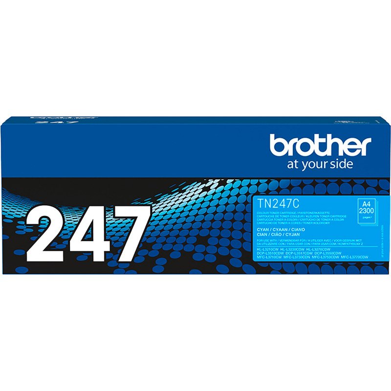 Toner Brother TN247 couleurs séparées haute capacité pour imprimante laser