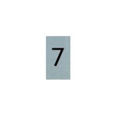 Pickup - Plaque de signalisation - 25 x 44 mm - autocollant - chiffre 7