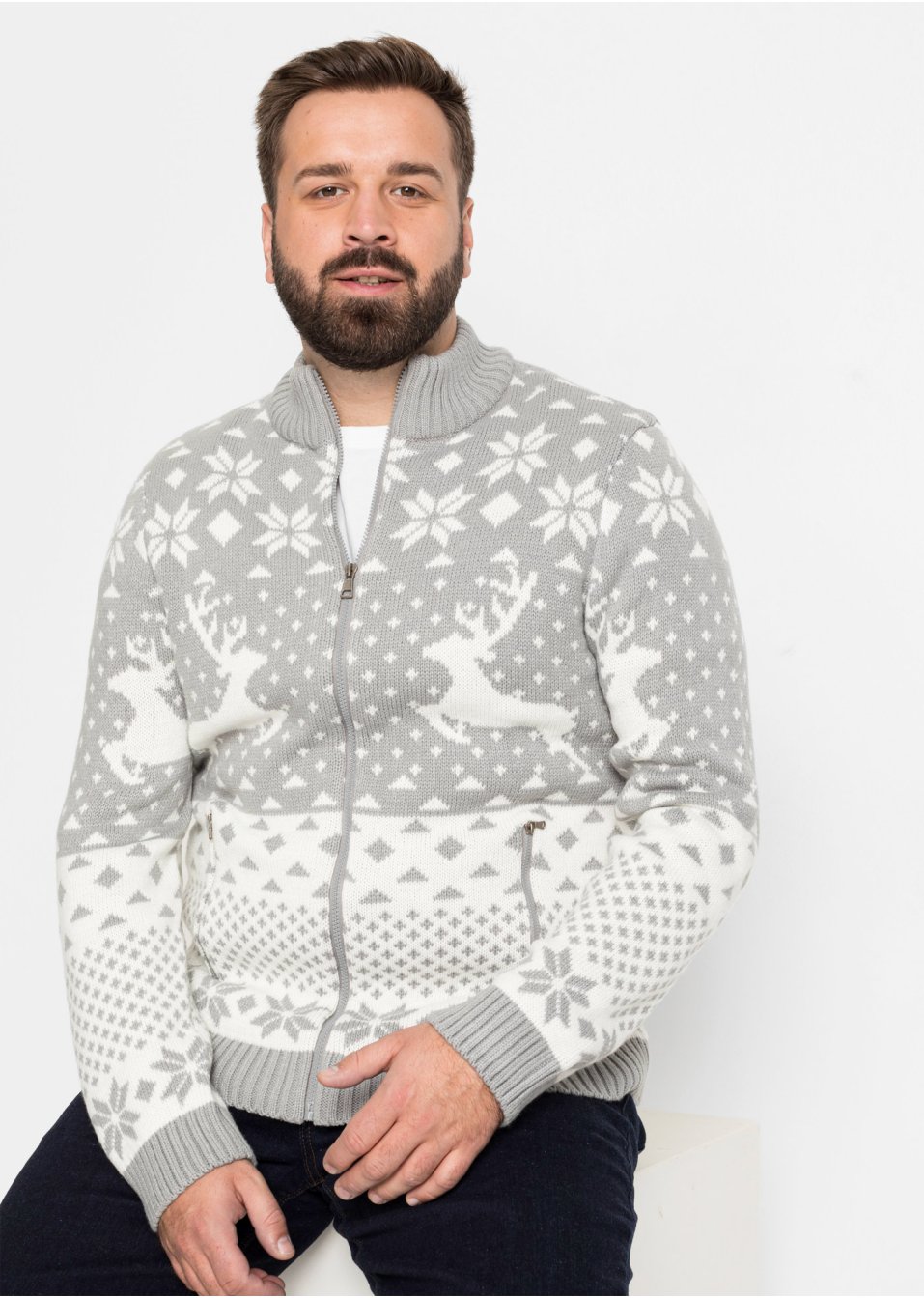 Gilet en maille norvégien