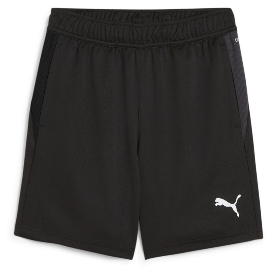 PUMA Short d'Entraînement teamGOAL - Noir/Blanc/Gris Enfant