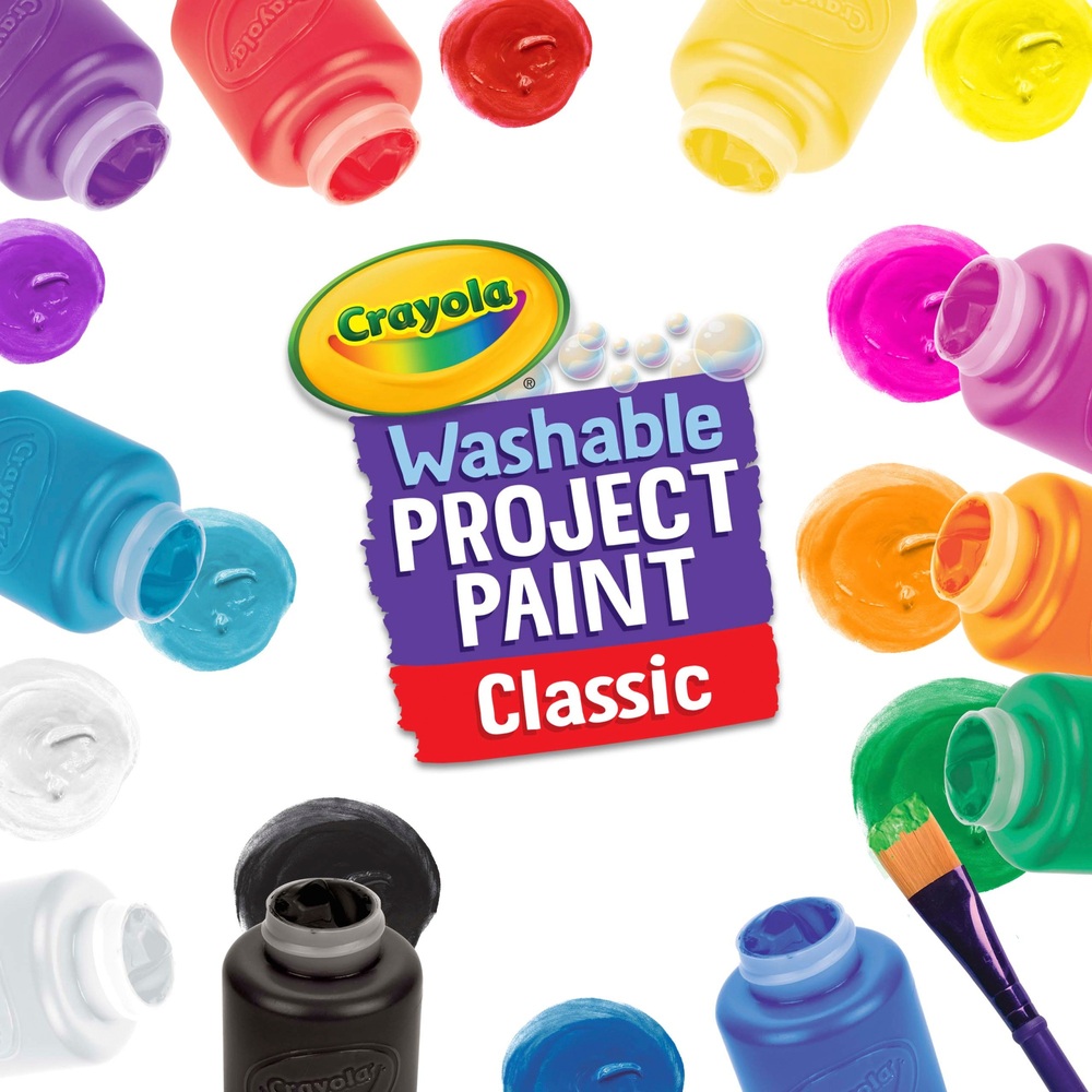 Crayola 10 abwaschbare klassische Farbtöpfchen