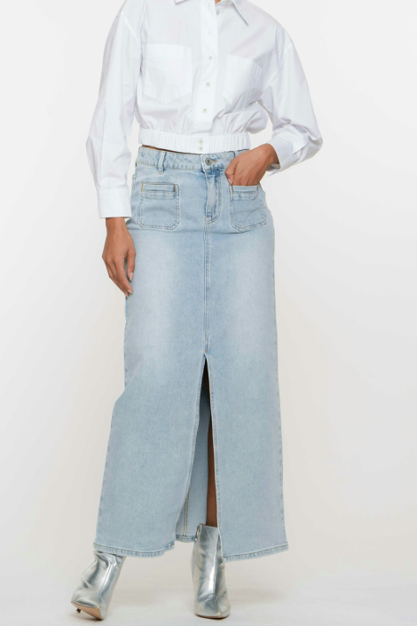 Geisha blauwe dames rok