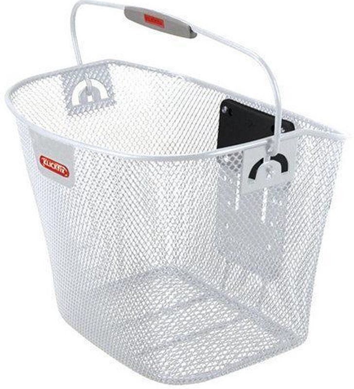 KLICKfix - Uni mand - Fietsmand - Zwart - Hoog design met handvat - 16 l