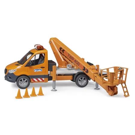 BRUDER® MB Sprinter Arbeitsbühne mit Light + Sound Modul
