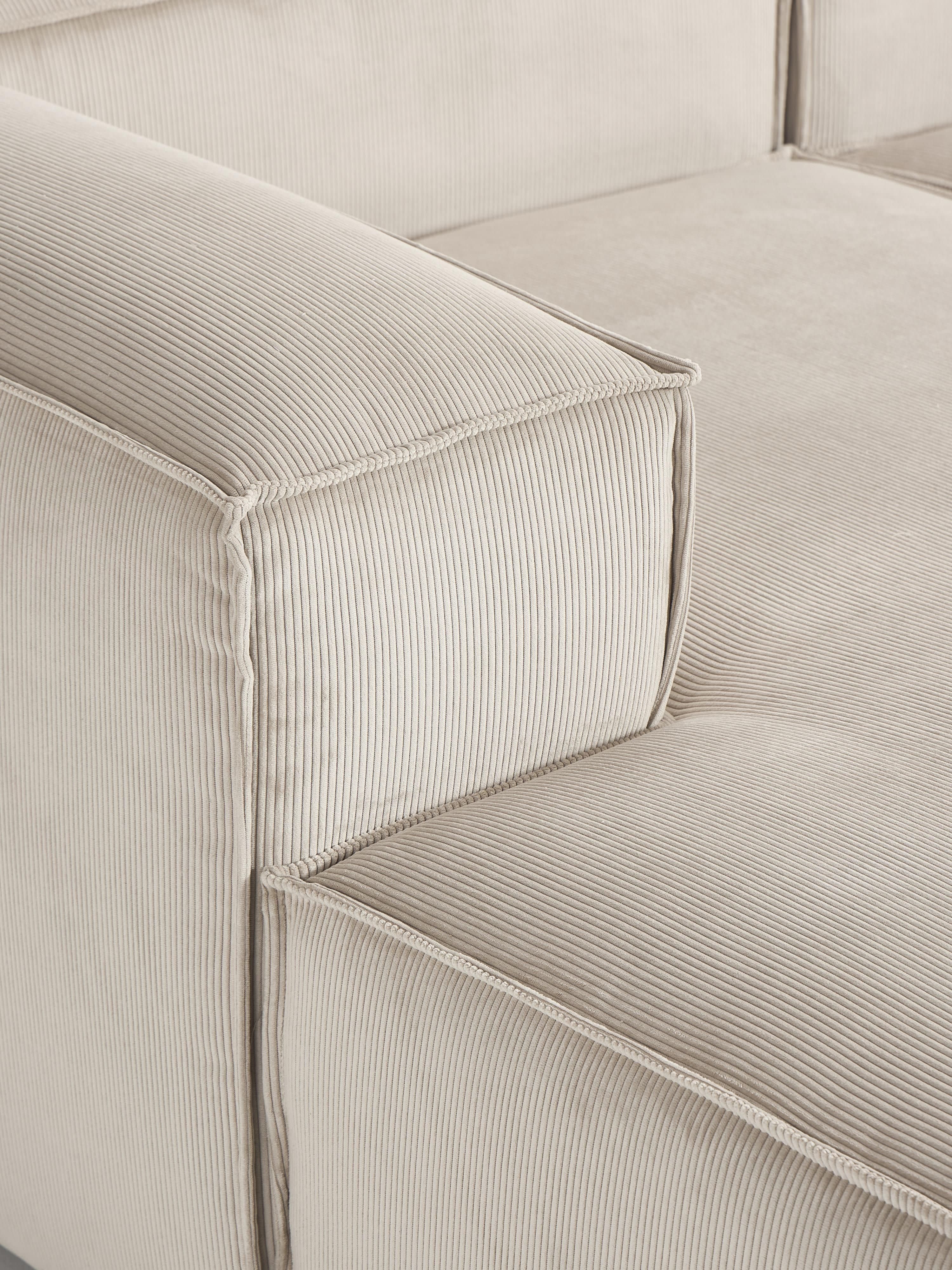 Modulaire U-bank Lennon van corduroy