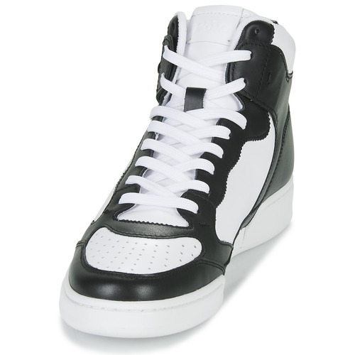 Polo Ralph Lauren - POLO CRT HGH-SNEAKERS-LOW TOP LACE Negro / Blanco