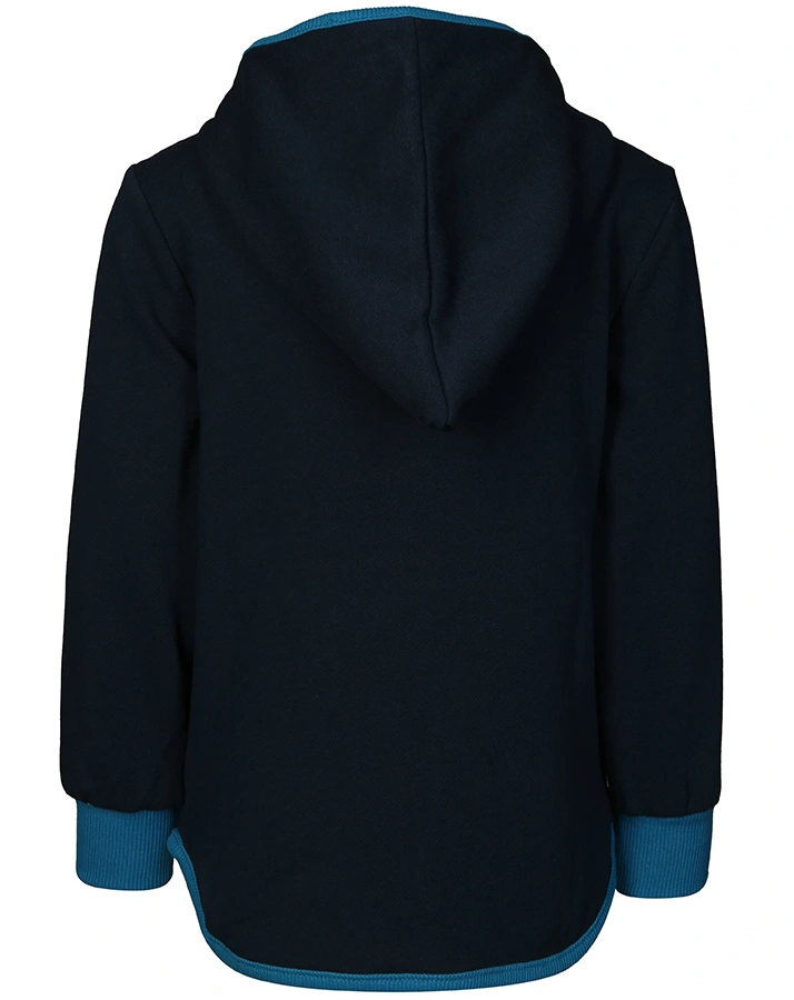 Kapuzen-Sweatjacke JAAKKO in navy/nautic