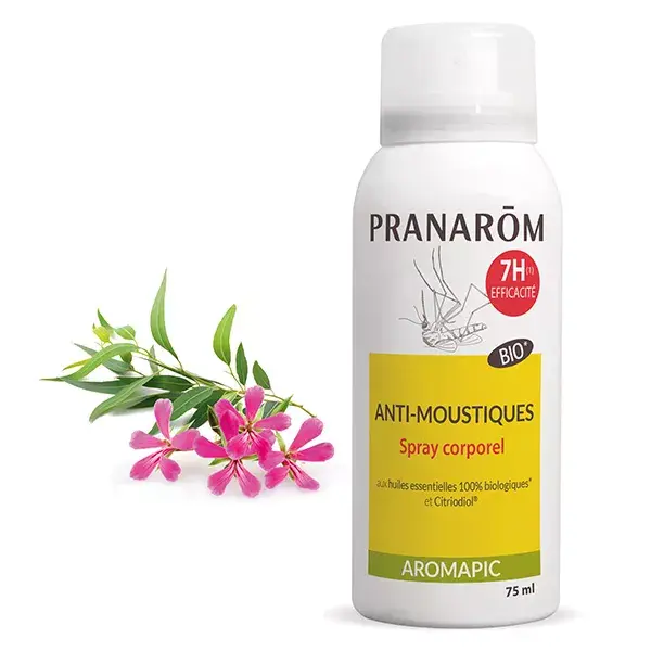 Pranarom Aromapic Spray Corps Anti-moustique 75ml