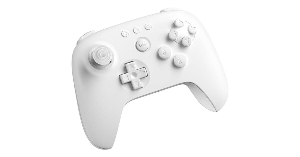8BitDo64 Bluetooth Controller  (Wit, Analogue 3D, Pc, Nintendo Switch)