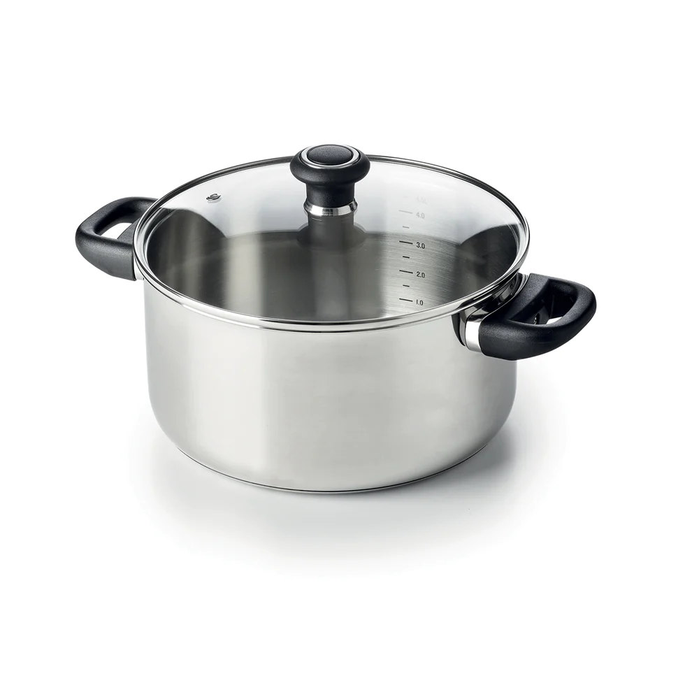 Faitout et couvercle Polo 1,5 l en inox Beka