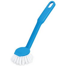 Brosse à vaisselle, plastique, rond, longueur: