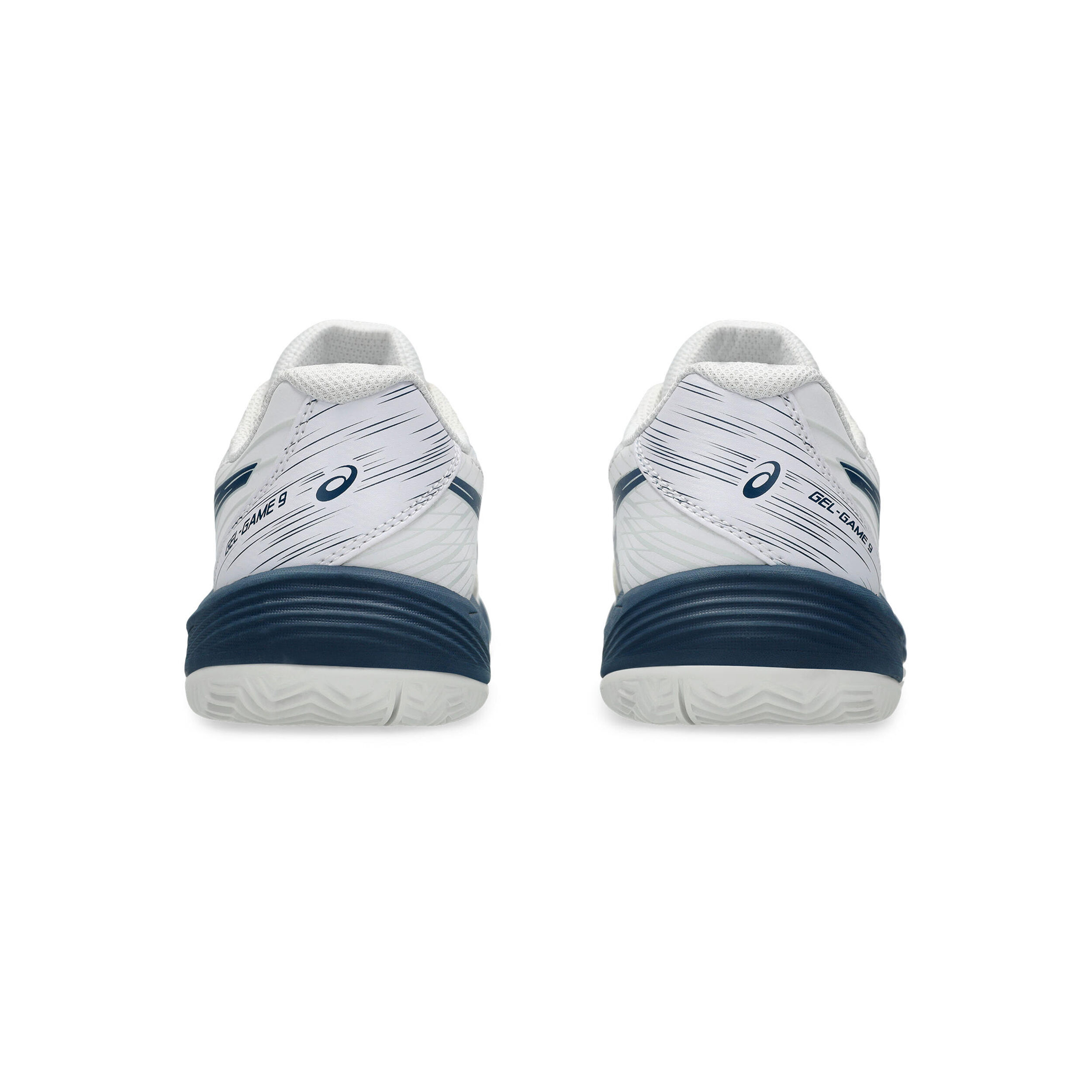 ASICS Gel-Game 9 GS Clay Chaussure Terre Battue Enfants - Blanc , Bleu
