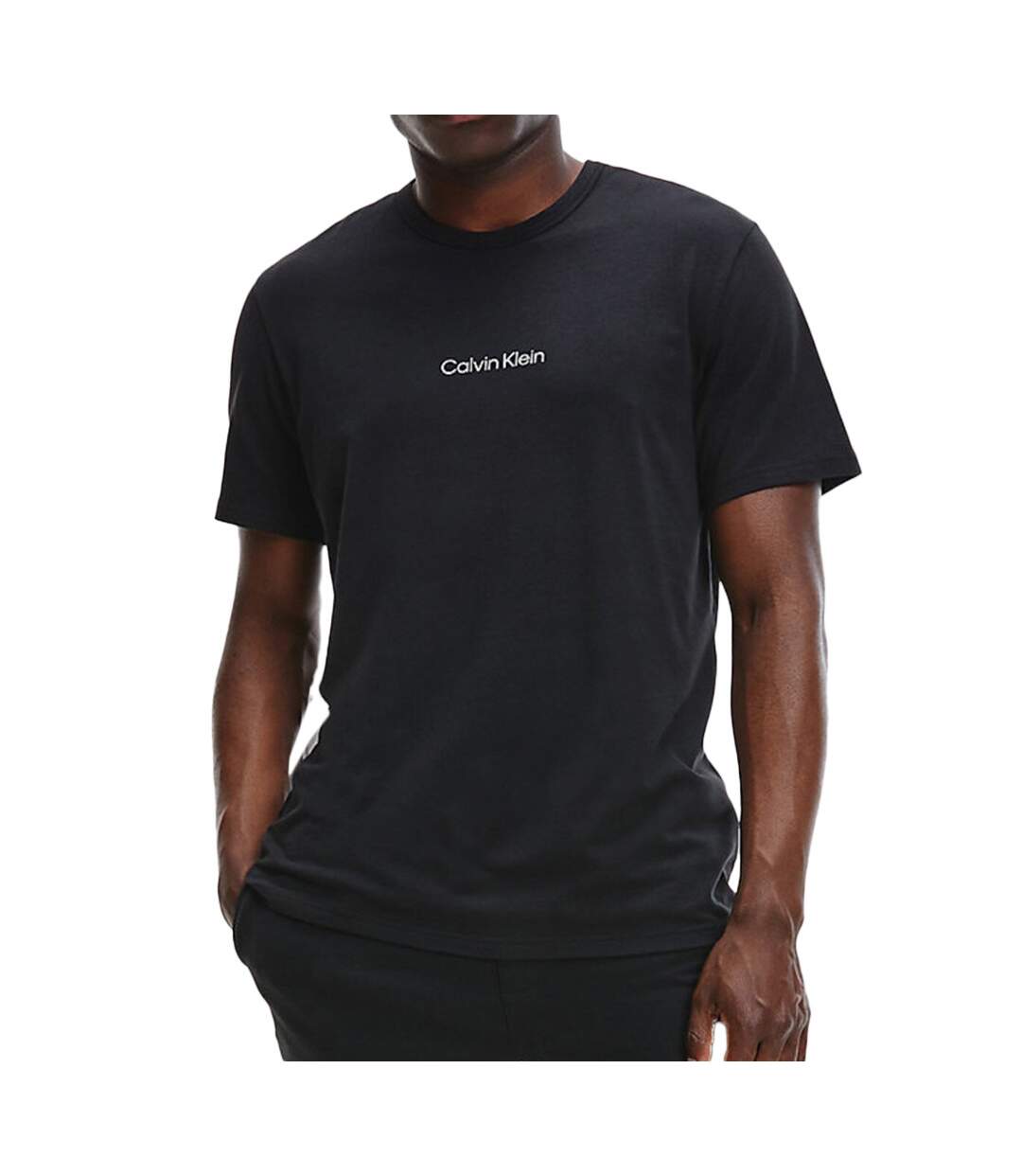 T-shirt Noir Homme Calvin Klein Jeans Crew Neck