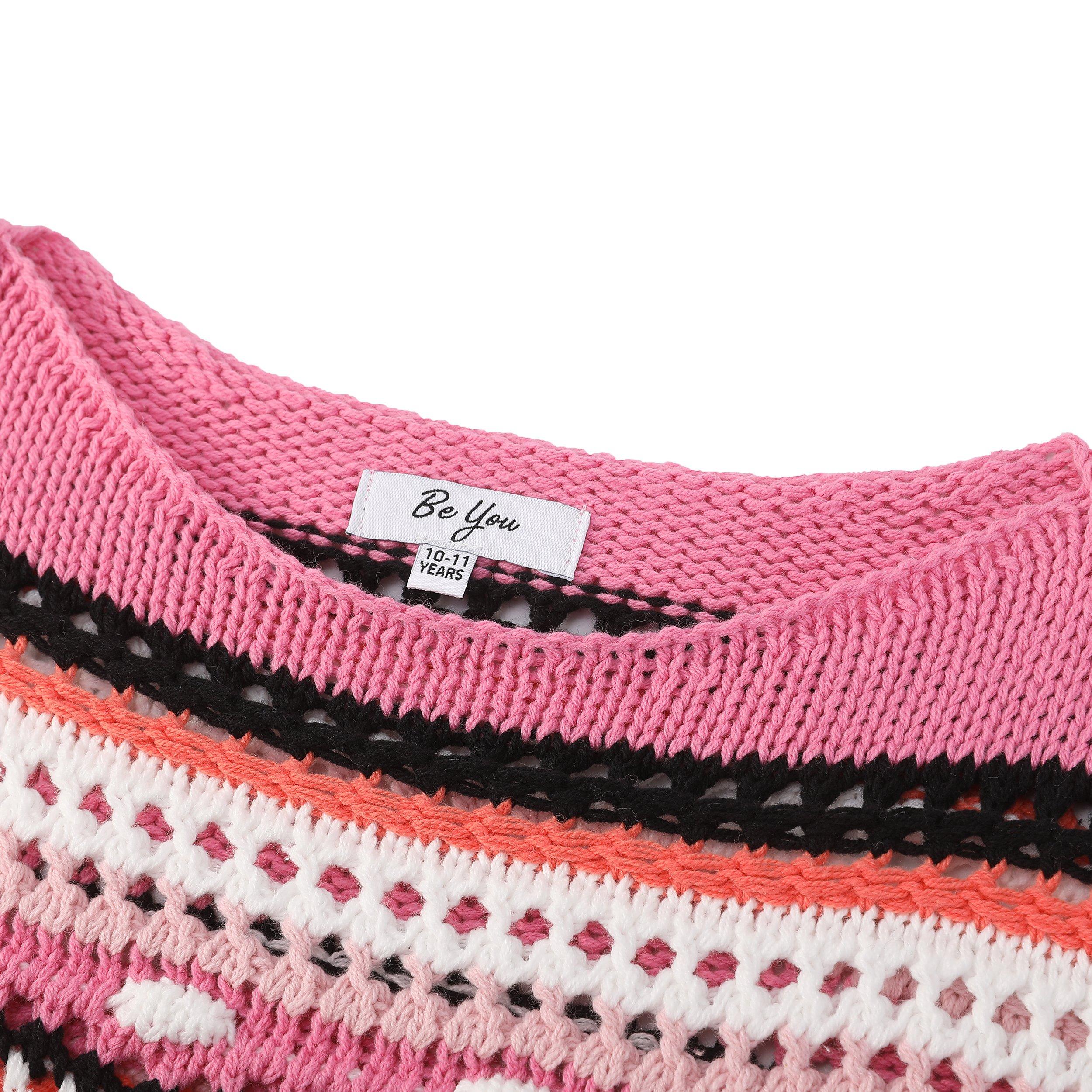 Be You Studio Older Girl Crochet Knitted Jumper