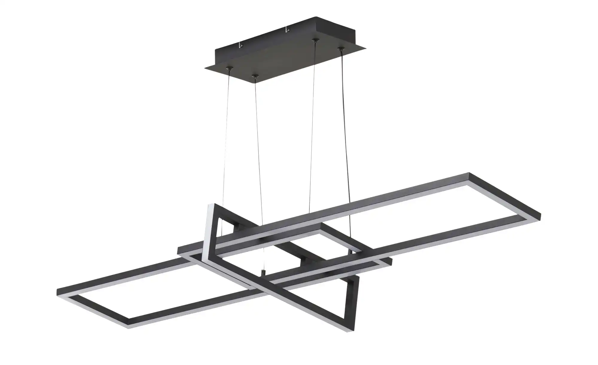 Trio LED-Pendelleuchte, schwarz, ´geometrisch`