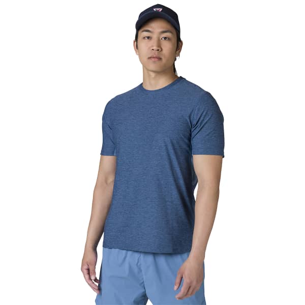 T-shirt randonnée ROSSIGNOL MELANGE SS TEE BLUE YONDER BLUE YONDER