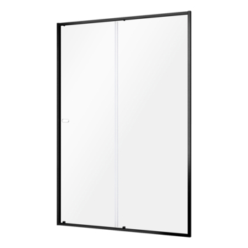 Schuifdeur voor nis Contour Zwart 120x200cm