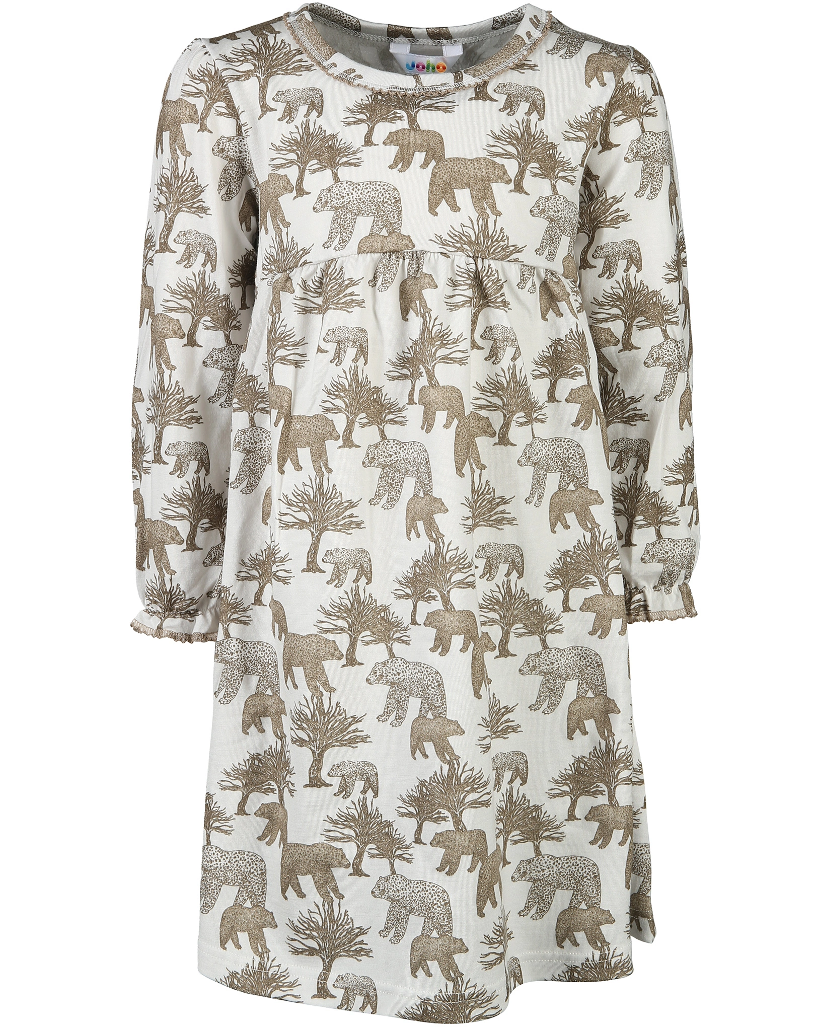 Langarmkleid 4042 LEOBEAR AOP in sand