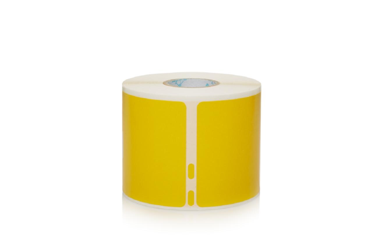 Etikettenrolle Thermo Direkt 54 x 101 mm1 Rolle à 220 Etiketten, gelb