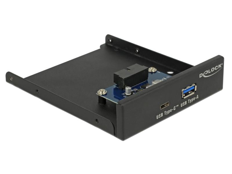 Delock Front Panel USB Type-C USB Typ-A 5 Gbps 3.5″ Schacht Delock 3.5