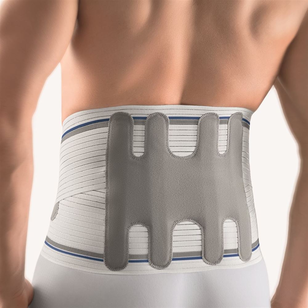 BORT LumboXpress Rückenbandage 3 mit Doppelverschluss silber 1 Stk