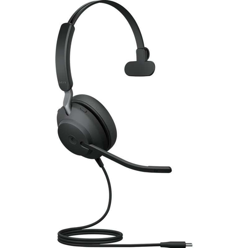 Jabra Evolve2 40 SE Casque Avec fil Arceau Bureau/Centre d'appels USB Type-C / USB Type-A Noir