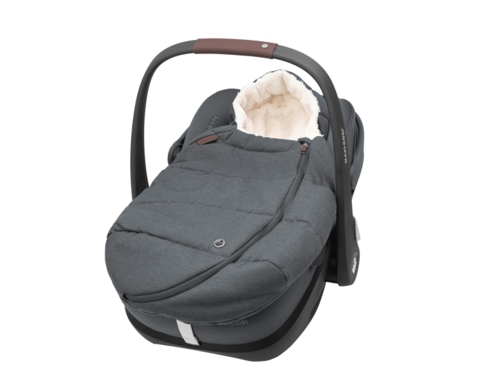 Fußsack für Babyschale 0 - 12 M  45 - 75 cm     Hält dein Baby warm |    Einfach und sicher   |    Weiche und strapazierfähige Stoffe |    Maschinenwaschbar |