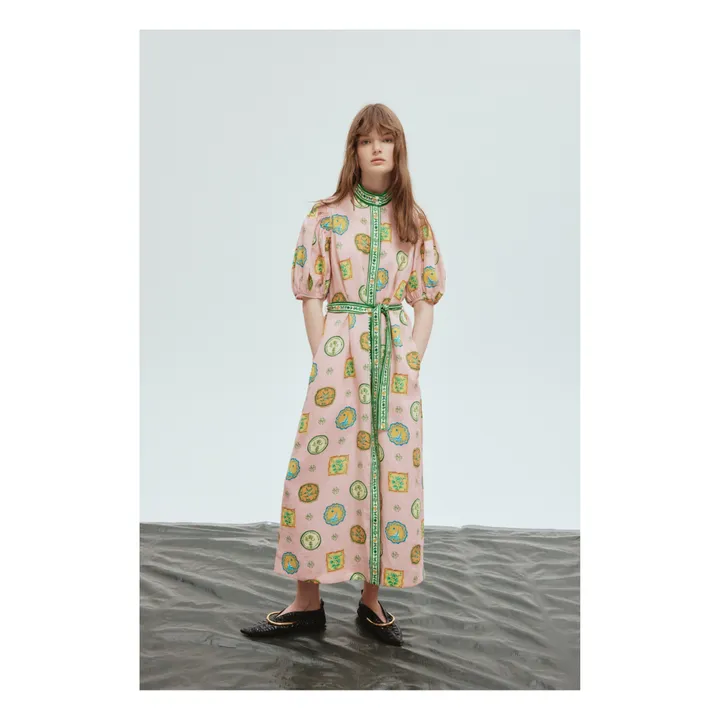 Alémais Robe Porcelain Lin | Rose
