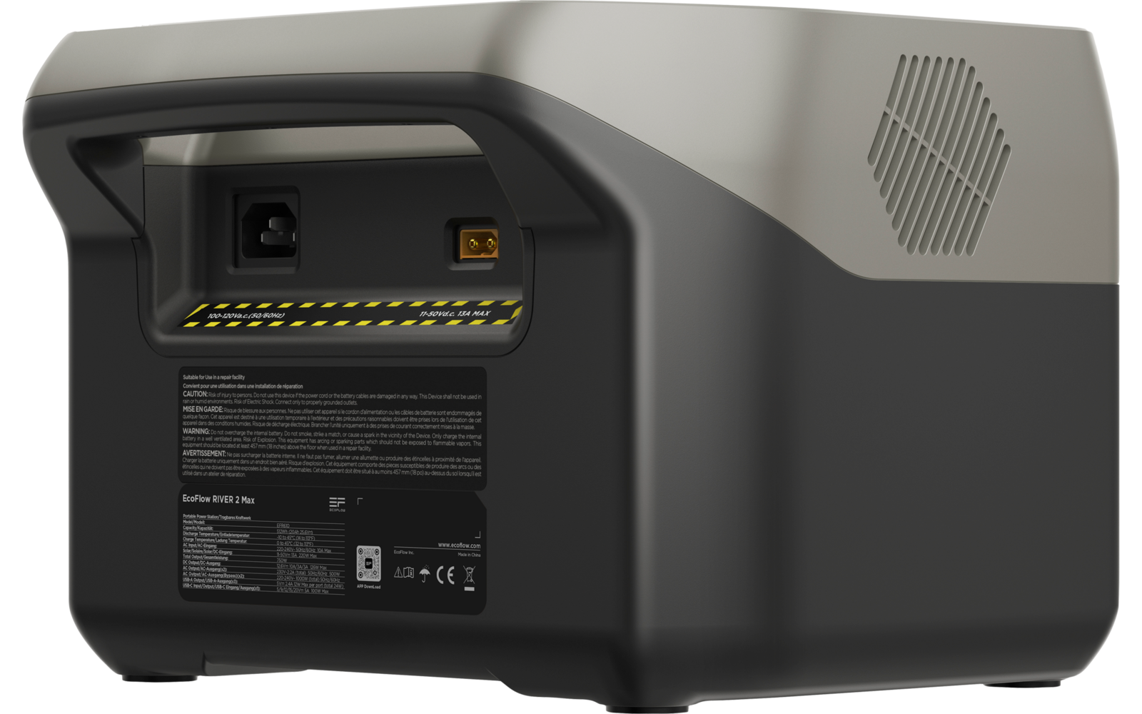 EcoFlow River 2 Max Tragbare Powerstation 512 Wh 500 W