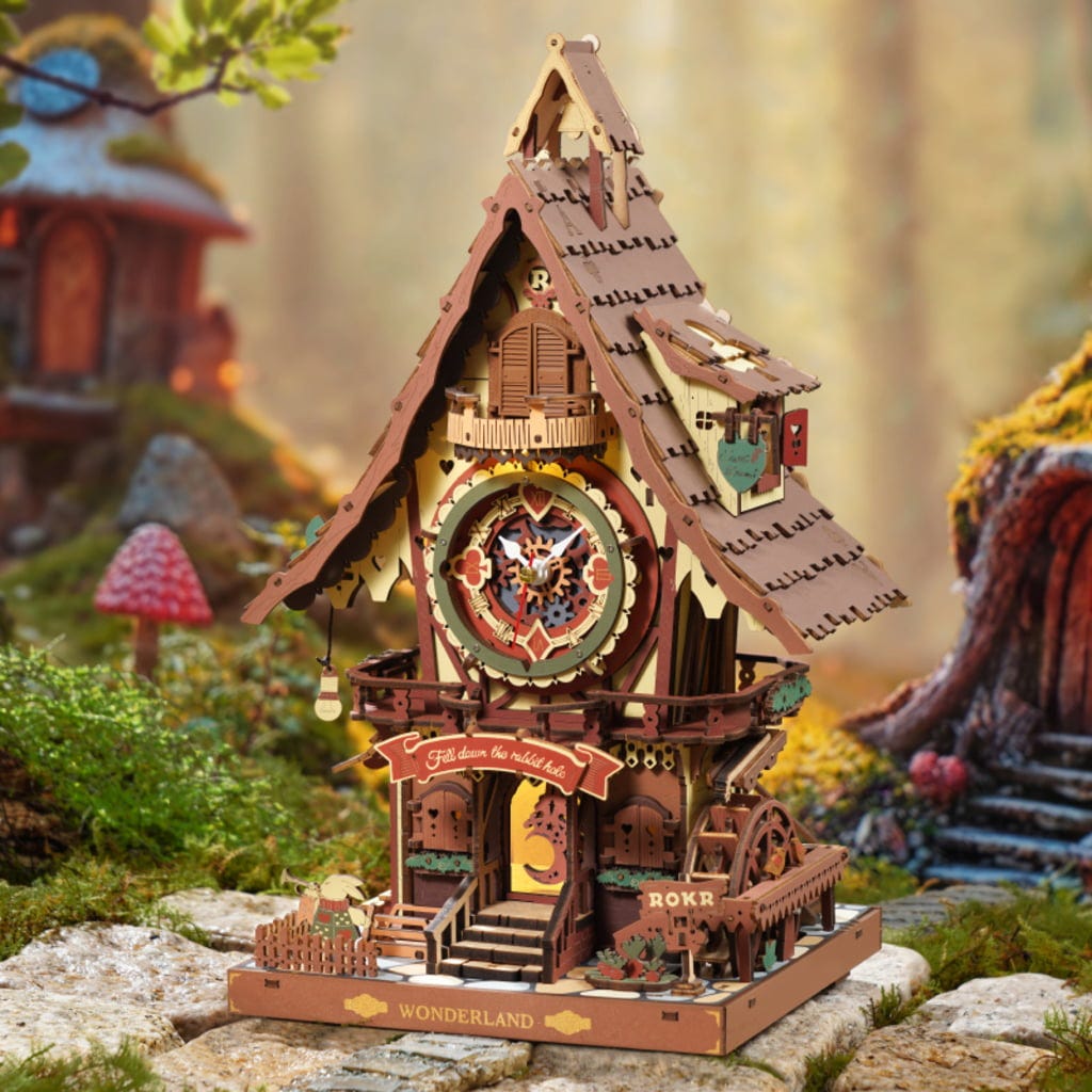 ROKR  Cuckoo Clock    3D Holzpuzzle: Wenn Zeit ein Zuhause hat