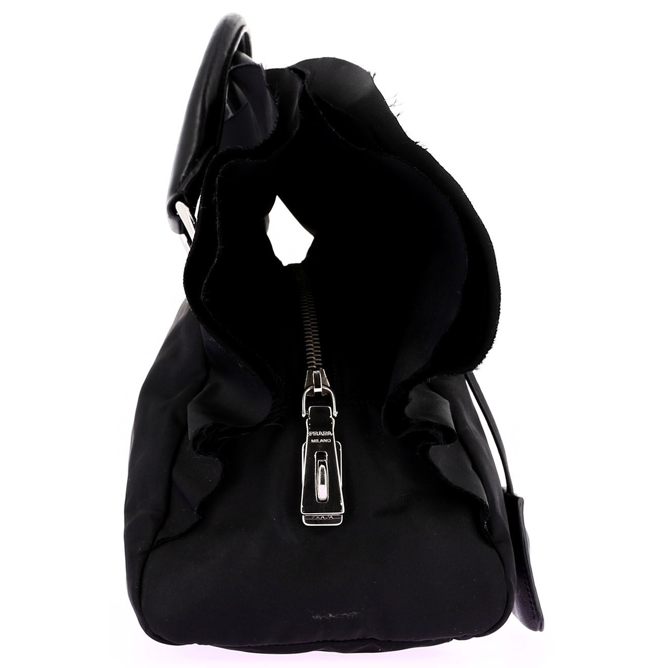 Prada Sac à main en Toile noir - Très bon état - Longueur 34 cm