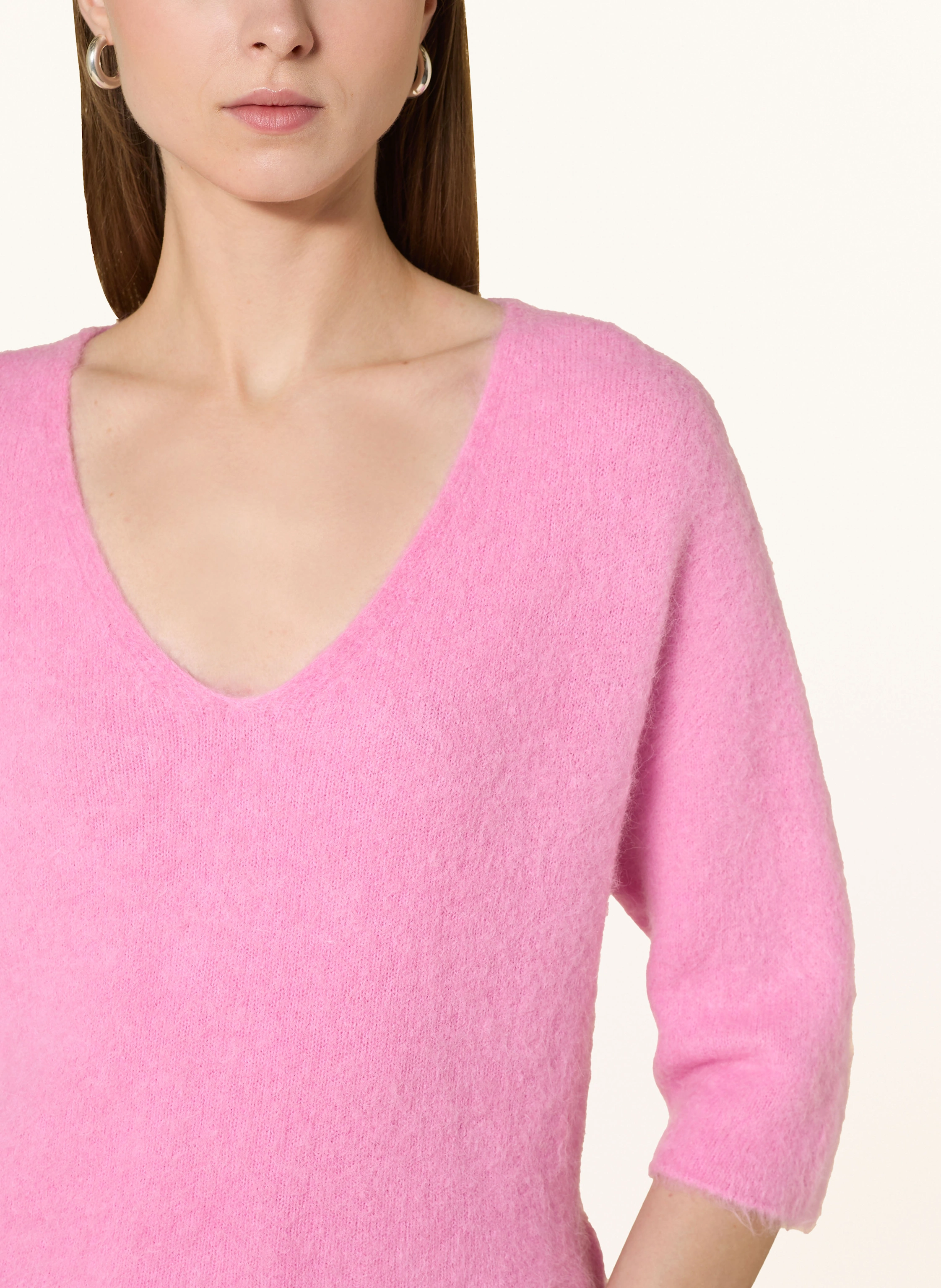 darling harbour Pullover mit 3/4-Arm und Alpaka