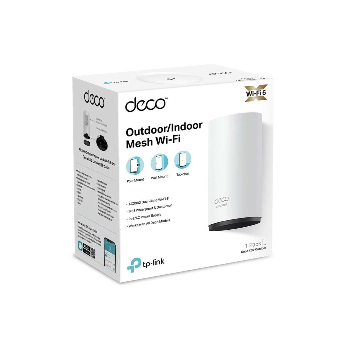 TP-Link Deco X-50 utendørsrouter