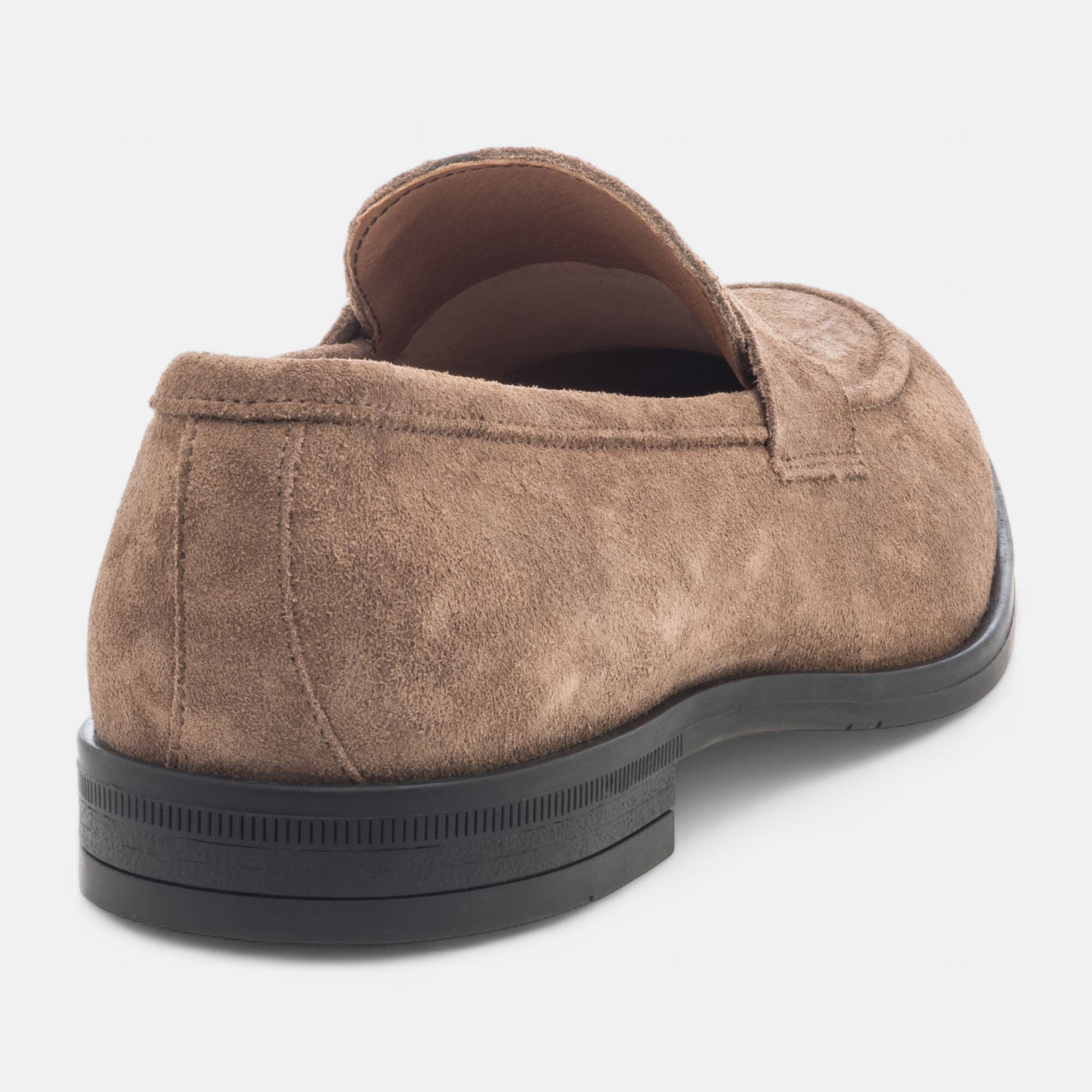 Mocassins Homme en cuir taupe